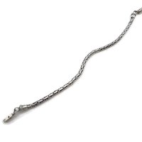 Vintage Sterling Silver Skinny Patterned Bracelet