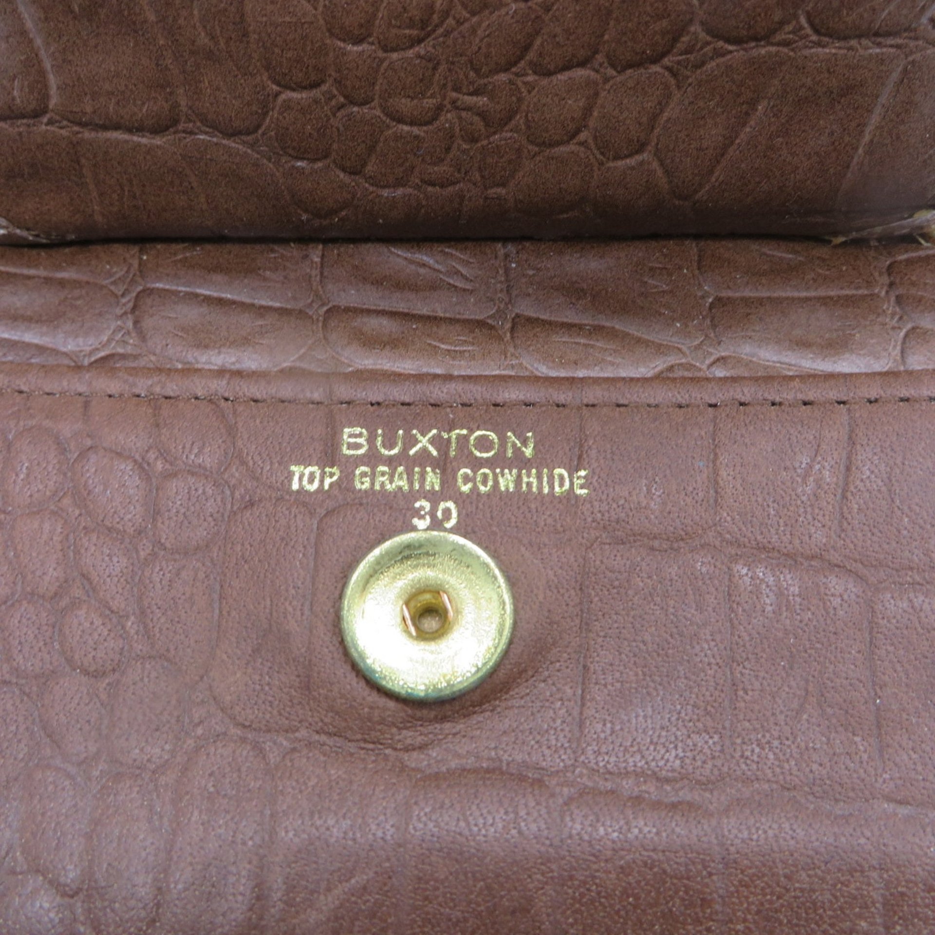Vintage Buxton Wallets, Brown Leather Coin and Bill Purse, Pair of 2