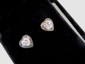 Elizabeth Taylor White Diamonds Cubic Zirconia Earrings