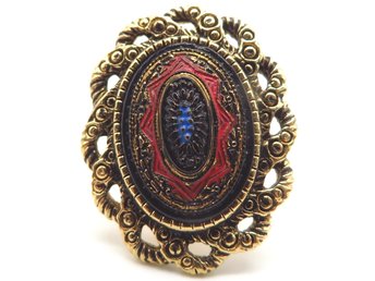 Sarah Coventry "Old Vienna" Adjustable Ring
