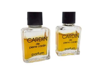 Pierre Cardin Mini Perfumes, Micro Miniature Set of 2 Bottles 