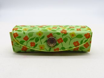 Vintage AVON Lipstick Case, Mid-Century Floral Lipstick Holder, Original Box